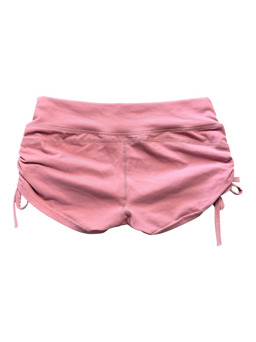 Jed North Dusty Pink Ruched Side Athletic Shorts Size M - Flattering Fit - Picture 2 of 4